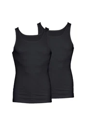 Unterhemd 2er Pack Dry Cotton (Spar-Set, 2-St) Unterhemd / Tanktop - Baumwolle - Thermoregulierend