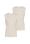 Mey Unterhemd Dry Cotton Weiß/Beige/Khaki