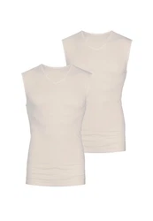 Mey Unterhemd Dry Cotton Weiß/Beige/Khaki