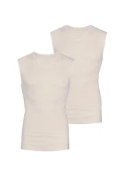 Unterhemd 2er Pack Dry Cotton (Spar-Set, 2-St) Unterhemd / Tanktop - Baumwolle - Thermoregulierend