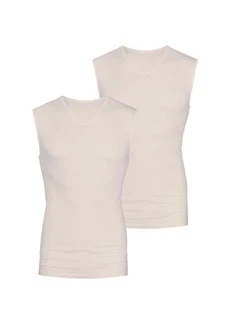Mey Unterhemd Dry Cotton Weiß/Beige/Khaki