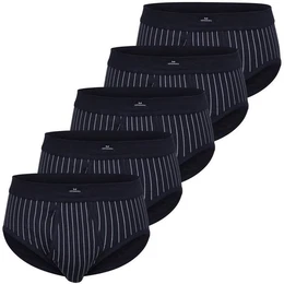GTZBURG Slip (5-St) mit Eingriff, aufgedrucktes Muster im 5er Pack