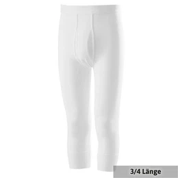 Lange Unterhose Groe Gren Herren 3/4 lange Feinripp Unterhose wei