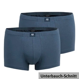 Retro Pants Groe Gren Herren Unterbauch-Stretch-Pants 2er-Pack blau (Packung, 2-St., 2er-Pack)