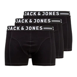 Plus Retro Pants Groe Gren Herren Pants 3er-Pack schwarz Jack&Jones JACSENSE (Packung, 3-St., 3er-Pack)