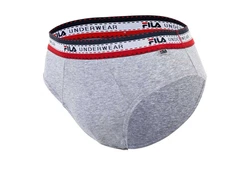 FILA Herren Slip 4er Pack Logobund Cotton Stretch 