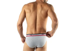 FILA Herren Slip 4er Pack Logobund Cotton Stretch 