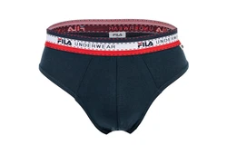FILA Herren Slip 4er Pack Logobund Cotton Stretch 