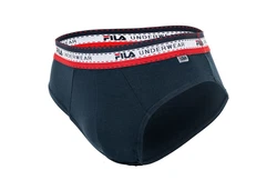 FILA Herren Slip 4er Pack Logobund Cotton Stretch 