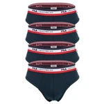 FILA Herren Slip 4er Pack Logobund Cotton Stretch 