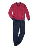 GTZBURG Schlafanzug Manhattan Pyjama Lila/Rosa/Rot/Dunkelblau