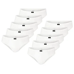 GTZBURG Slip Tower (10-St) ohne Eingriff, Komfortbndchen, 100% Baumwolle, im 10er Pack