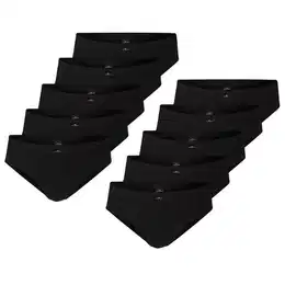 GTZBURG Slip Tower (10-St) ohne Eingriff, Komfortbndchen, 100% Baumwolle, im 10er Pack