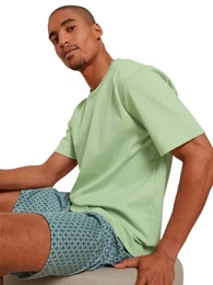 Pyjama Herren Kurzpyjama 43186 iris green (1 Stck, 1 tlg., 1 Stck)