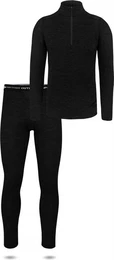 Thermounterhemd Herren Merino Langarmshirt und Hose Thermo Skiunterwsche Unterhemd und Unterhose 100 % Merinowolle