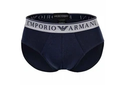 Emporio Armani Herren Slips 2er Pack Endurance Briefs Burgund/Marine