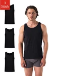 Barrio 13 Tanktop Unterhemd Achselshirt für Herren Schwarz