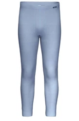 Ammann Lange Unterhose 3er Pack mit Eingriff Hellblau/Blau/Grau