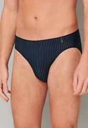 Schiesser Slip Dunkelblau/Blau