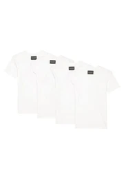 Unterhemd 4er Pack Essentials Organic Cotton (Spar-Set, 4-St) Unterhemd / Shirt Langarm - Baumwolle -
