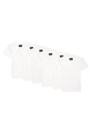 Unterhemd 6er Pack Essentials Organic Cotton (Spar-Set, 6-St) Unterhemd / Shirt Langarm - Baumwolle -