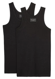 Unterhemd 2er Pack Iconic Rib Organic Cotton (Spar-Set, 2-St) Unterhemd / Tanktop - Baumwolle - Weiches und atmungsaktives Material