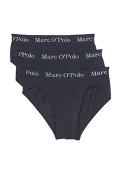 Marc O'Polo Slip 3er Pack Elements Organic Cotton Dunkelblau/Rosa/Dunkelgrau/Lila/Braun