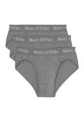 Marc O'Polo Slip 3er Pack Elements Organic Cotton Rosa/Dunkelgrau/Grau/Lila/Braun