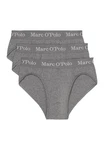 Marc O'Polo Slip 3er Pack Elements Organic Cotton Rosa/Dunkelgrau/Grau/Lila/Braun