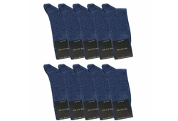cawaso Businesssocken für Herren (10 Paar) Dunkelblau/Blau