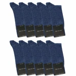 cawaso Businesssocken für Herren (10 Paar) Dunkelblau/Blau