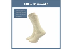 cawaso Businesssocken für Herren (10 Paar) Beige/Khaki/Weiß/Grau/Braun