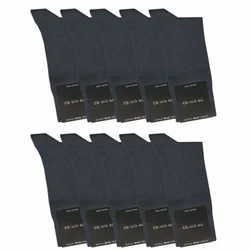 cawaso Businesssocken für Herren (10 Paar) Dunkelblau/Blau/Grau