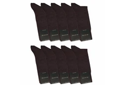 cawaso Businesssocken für Herren (10 Paar) Dunkelgrün/Dunkelrot/Rot/Dunkelbraun/Khaki