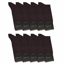 cawaso Businesssocken für Herren (10 Paar) Dunkelgrün/Dunkelrot/Rot/Dunkelbraun/Khaki