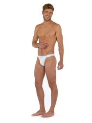 Hom Tanga Slip Classic (400413) Weiß/Grau