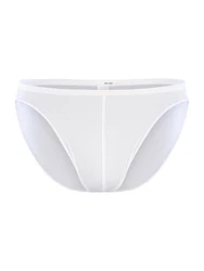 Hom Slip Herren Micro Briefs Plumes Weiß/Creme