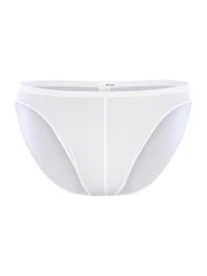 Hom Slip Herren Micro Briefs Plumes Weiß/Creme