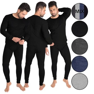 Black Snake Thermounterhemd Set (3-St) Thermounterwäsche Set Schwarz Black Snake Thermounterhemd Set (3-St) Thermounterwäsche Set Schwarz