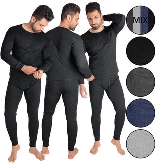 Black Snake Thermounterhemd Set (3-St) Thermounterwäsche Set Schwarz Black Snake Thermounterhemd Set (3-St) Thermounterwäsche Set Schwarz