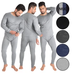 Thermounterhemd cushy (Set, 3-St) Thermounterwsche Set 3x Unterhemd + Unterhose