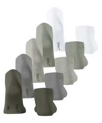 Esprit Sneakersocken Solid Mix 5er Pack Grau