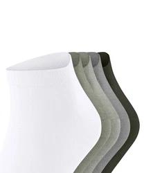 Esprit Sneakersocken Solid Mix 5er Pack Grau