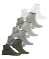 Esprit Sneakersocken Solid Mix 5er Pack Grau
