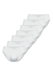 Slip Herren Slip wei uni 7er Pack (7-St)