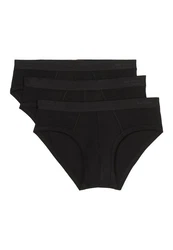 Marc O'Polo Slip Essentials 3er Pack (Spar-Set) Schwarz/Braun