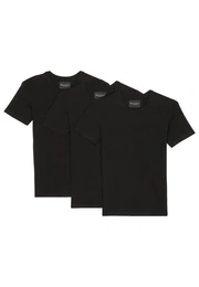 Unterhemd 3er Pack Essentials Organic Cotton (Spar-Set, 3-St) Unterhemd / Shirt Langarm - Baumwolle -