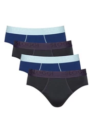 Slip 4er Pack Ever Cool (Spar-Set, 4-St) Slip / Unterhose - Baumwolle - Ohne Eingriff -
