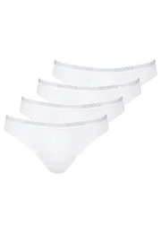 Slip 4er Pack Basic (Spar-Set, 4-St) Mini Slip / Unterhose - Baumwolle - Ohne Eingriff -