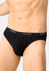 sloggi Slip Basic Mini Slip / Unterhose (4er Pack) Schwarz